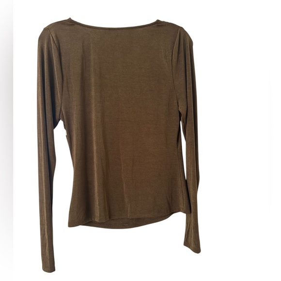 Good American Shimmer Asymmetric Neck Long Sleeve Top - Picture 6 of 10
